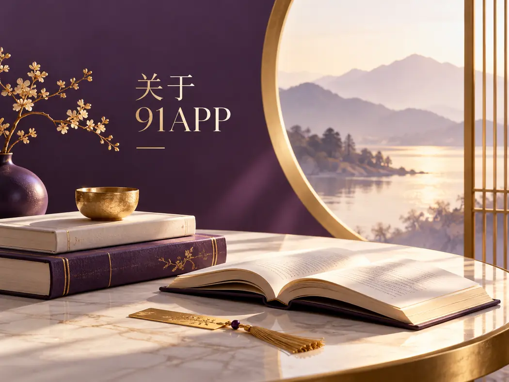 关于91APP主题视觉插画